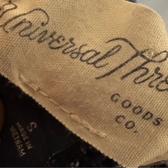 UNIVERSAL THREAD Navy Striped Midi Dress - Picture 7 of 8